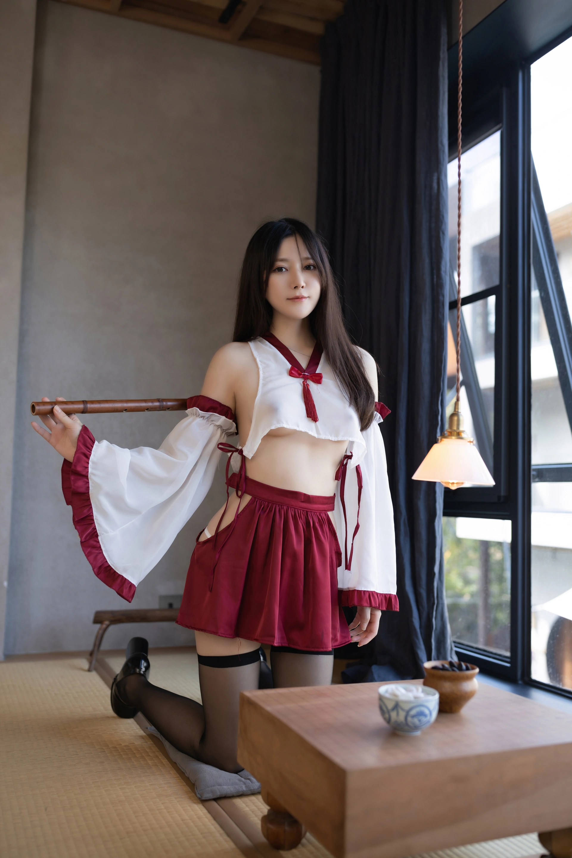 鱼子酱Fish（私拍）- NO.065 《竹子巫》写真 1